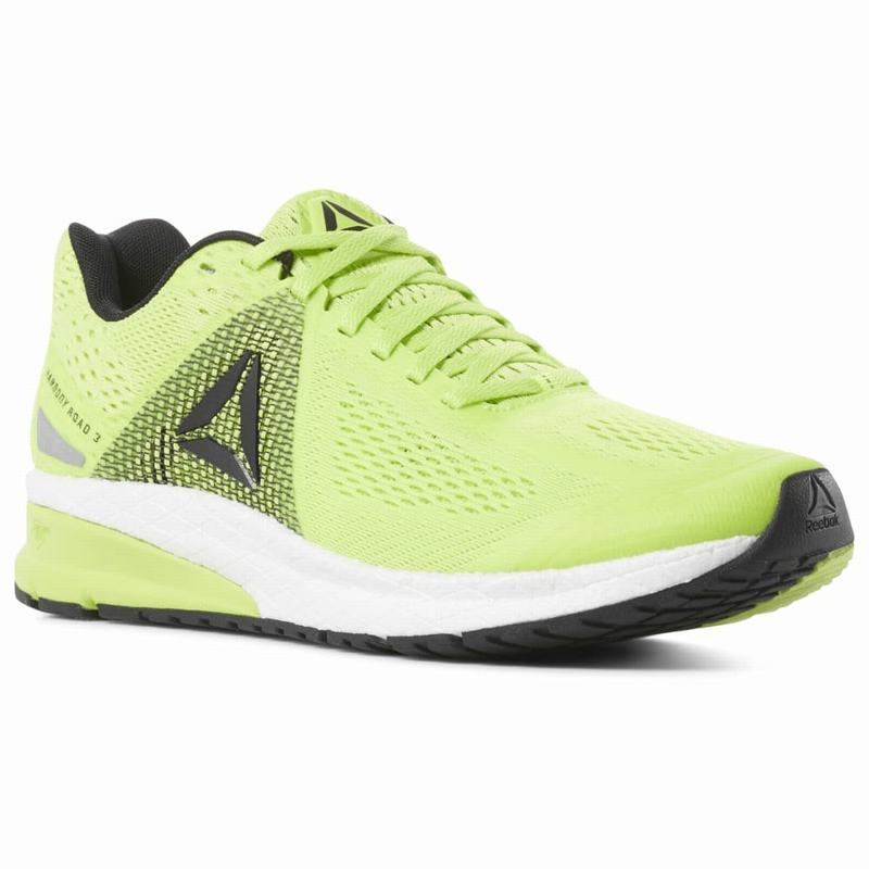 Reebok Harmony Road 3 Bežecké Tenisky Panske - Svetlo Zelene/Čierne/Biele LO5048WI